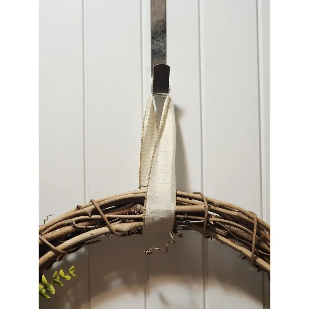 Handmade Grapevine Wreath Artificial Flowers Easter Spring Summer Door Decor 22